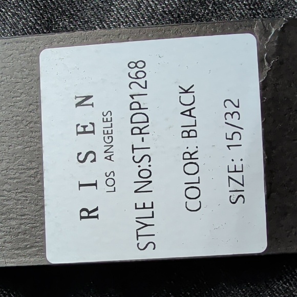 Risen Black Medium Wash High Rise Denim Jeans Size 15 NWT - Picture 14 of 15